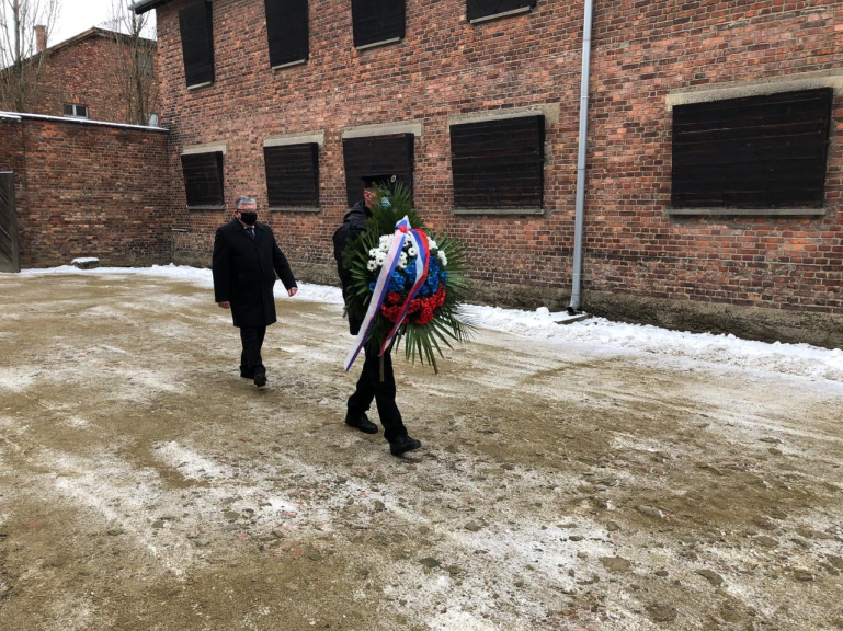 Памятные церемонии в связи с 76-й годовщиной освобождения концентрационного лагеря и лагеря смерти «Аушвиц-Биркенау»
